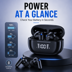 Wireless Bluetooth Earbuds, Portable Stereo Headphones