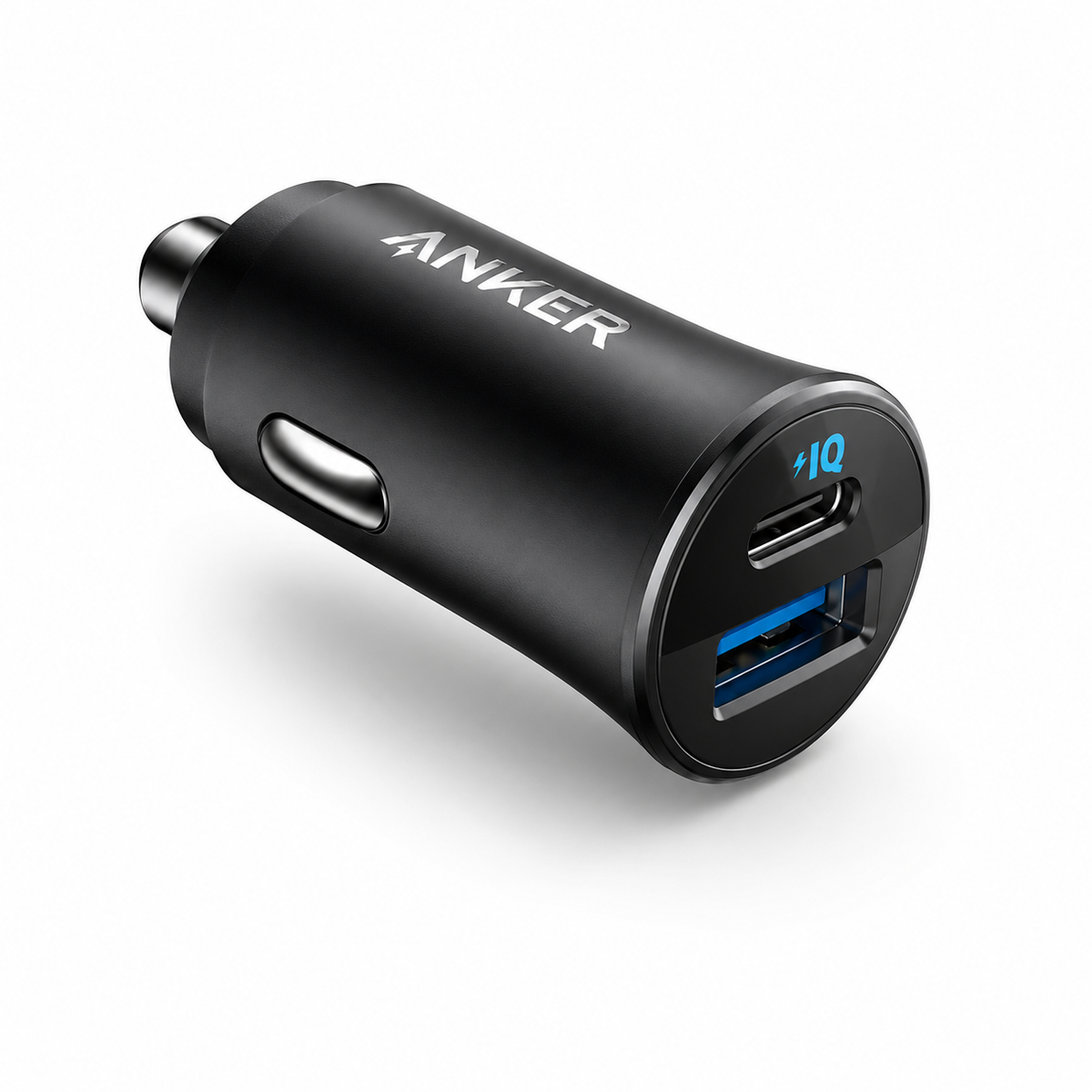 Anker 30W Dual-Port USB Car Charger | Fast Charging Adapter with USB-C & USB-A for iPhone, Samsung & More