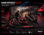 Baseus GAMO USB-C Gaming Earbuds with Microphone, Hi-Fi Stereo Wired Earphones, Low Latency, Dual Music & Game Modes for Samsung Galaxy, Google Pixel, OnePlus, Switch & USB-C Devices