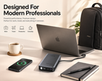 UGREEN 67W Power Bank 20,000mAh with Built-in USB-C Cable, PD Fast Charging Portable Charger for MacBook Air, iPhone 16/15, iPad, Samsung Galaxy, Steam Deck & Nintendo Switch