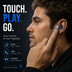 Wireless Bluetooth Earbuds, Portable Stereo Headphones