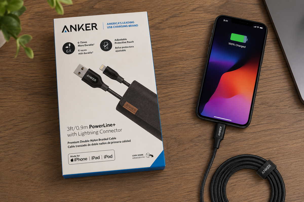 Anker Premium USB-C Fast Charging Cable | Durable High-Speed Data Sync & Charging Cable