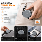 Toocki 100W Retractable USB-C to USB-C Cable, PD Fast Charging Cable, Compact Retractable Charging & Data Sync Cord for MacBook, iPad, Samsung Galaxy, Steam Deck & USB-C Devices